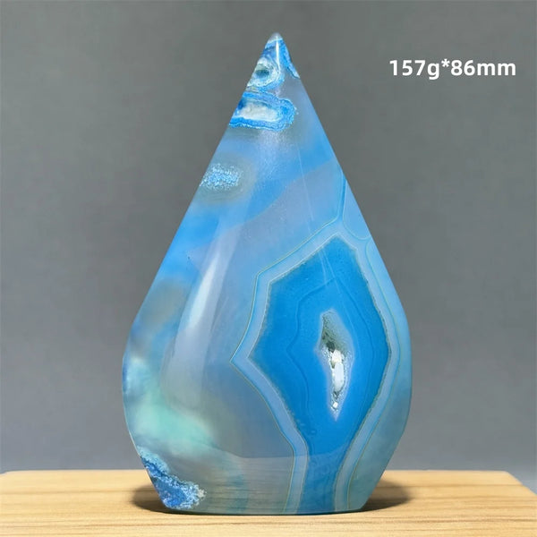 Blue Agate Torch-ToShay.org