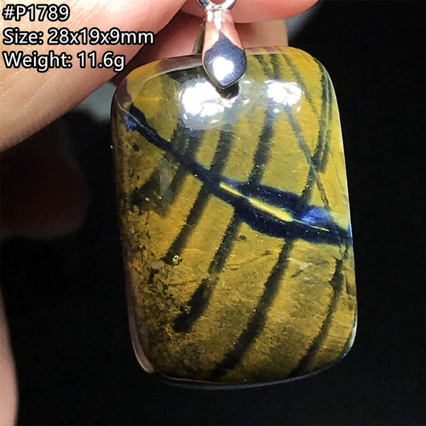 Blue Pietersite Pendant-ToShay.org