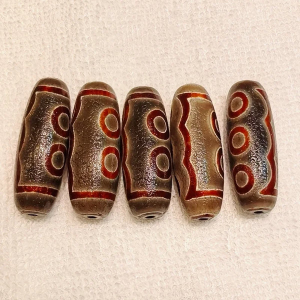 Tibetan Agate Eyes Dzi-ToShay.org