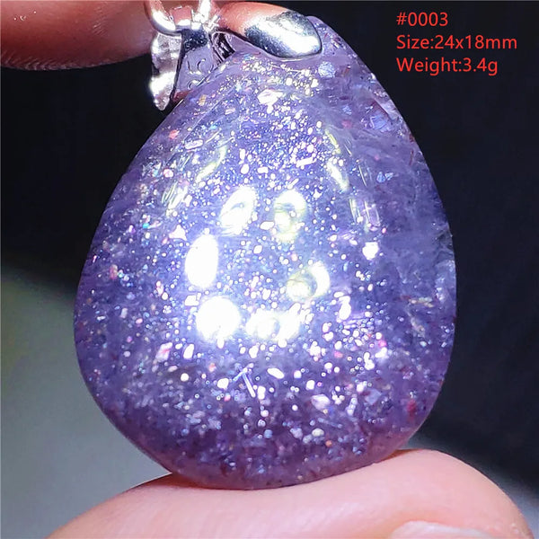 Blue Blood Red Lolite Pendant-ToShay.org