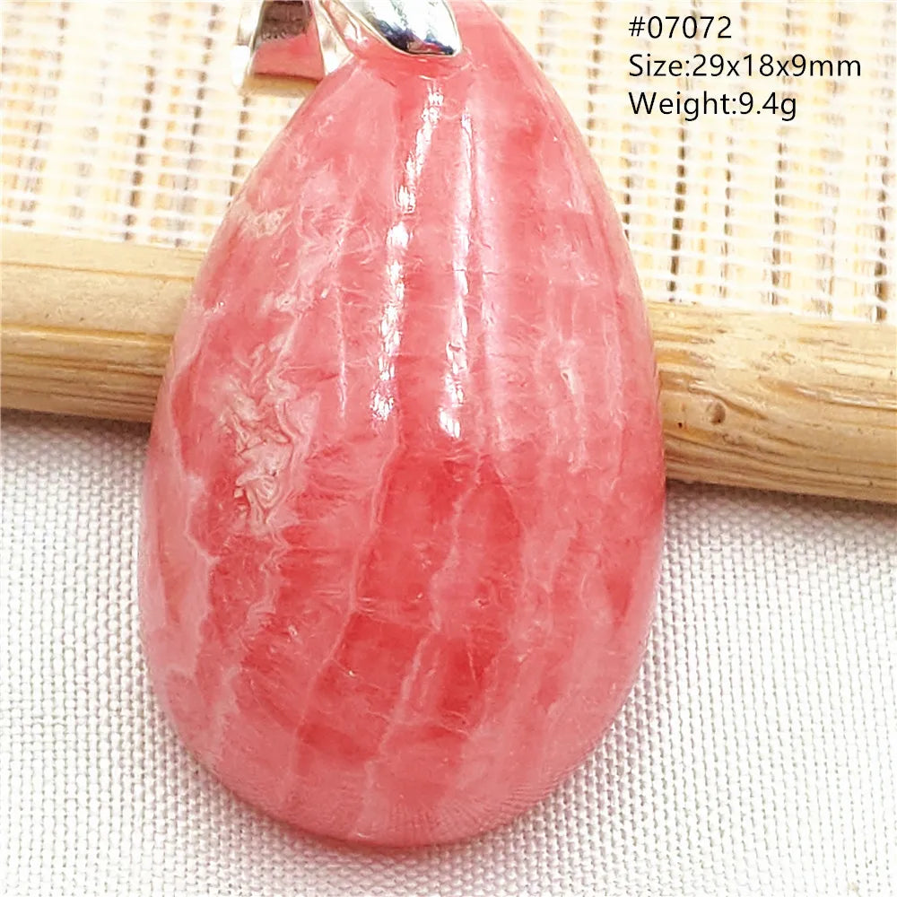 Red Rhodochrosite Pendant-ToShay.org