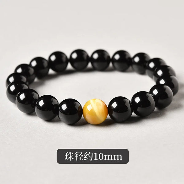 Black Gold Obsidian Bracelet-ToShay.org