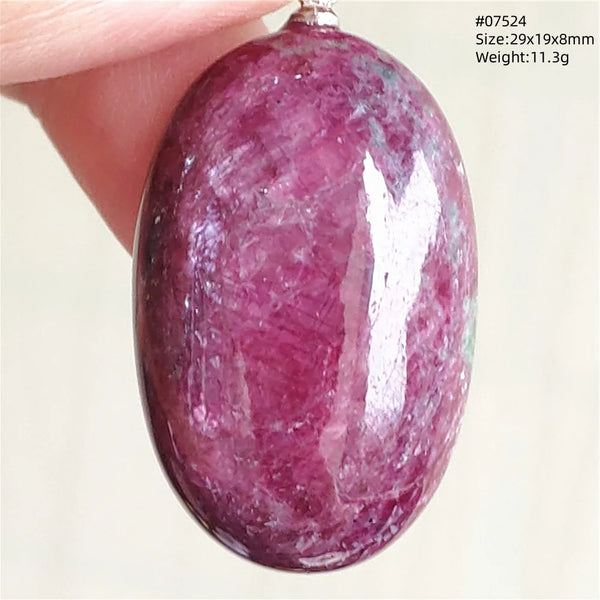 Red Ruby Zoisite Pendant-ToShay.org