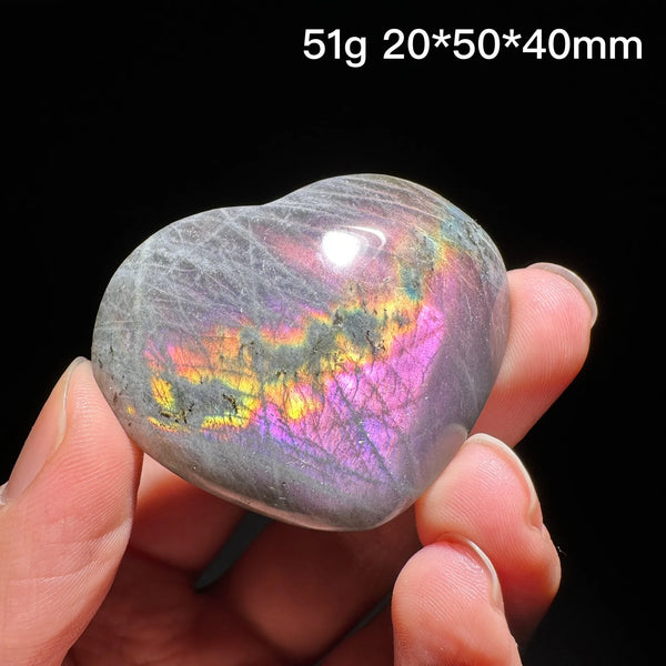 Rainbow Labradorite Heart-ToShay.org