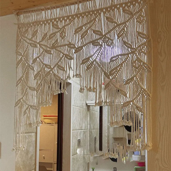 Macrame Curtain-ToShay.org