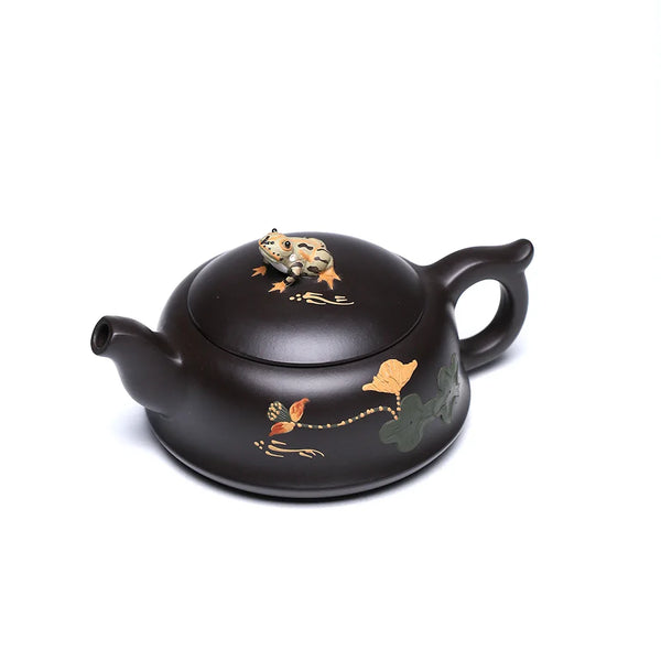Yixing Painted Clay Teapot-ToShay.org