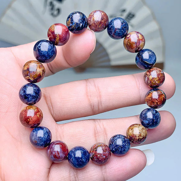 Blue Red Pietersite Bracelet-ToShay.org