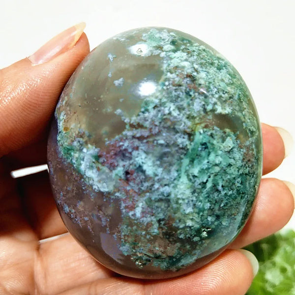Mixed Ocean Jasper Palm Stones-ToShay.org