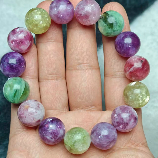 Mixed Lepidolite Bracelet-ToShay.org