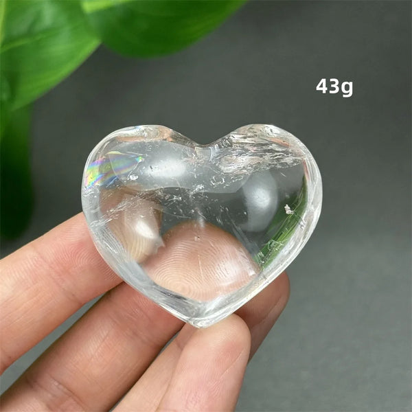 Clear Crystal Heart-ToShay.org