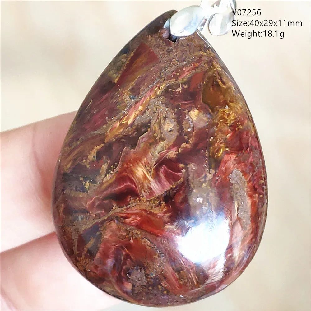 Blue Pietersite Chatoyant Pendant-ToShay.org