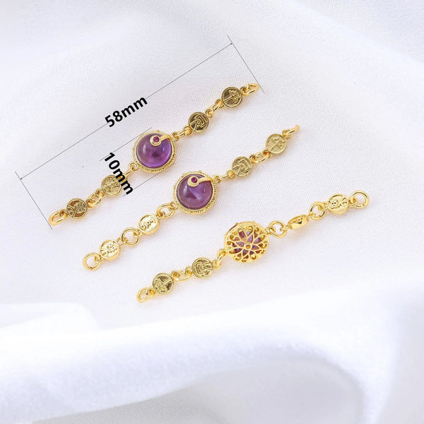 Gold Amethyst Beads-ToShay.org