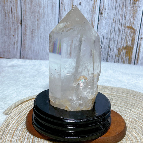 Clear Crystal Quartz Tower-ToShay.org