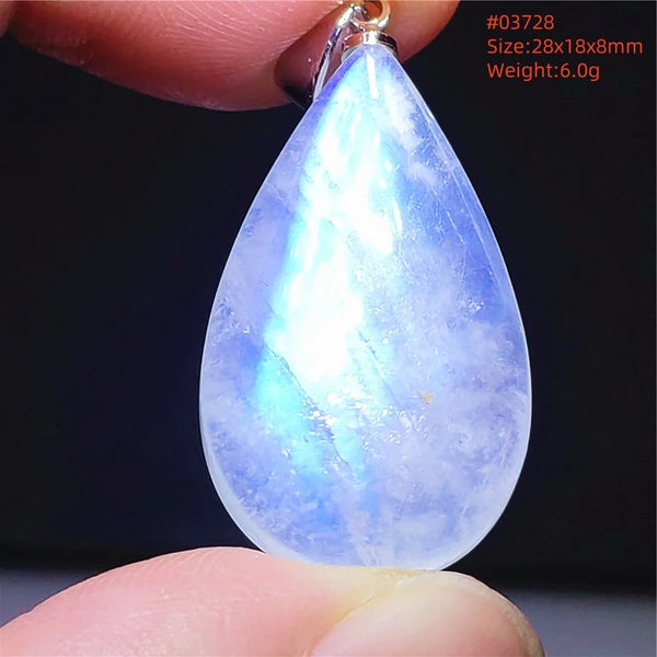 Blue Light Moonstone Pendant-ToShay.org