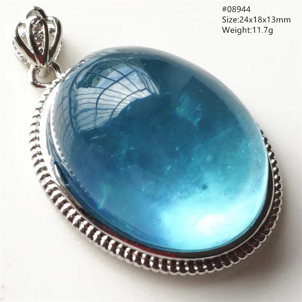 Blue Aquamarine Pendant-ToShay.org