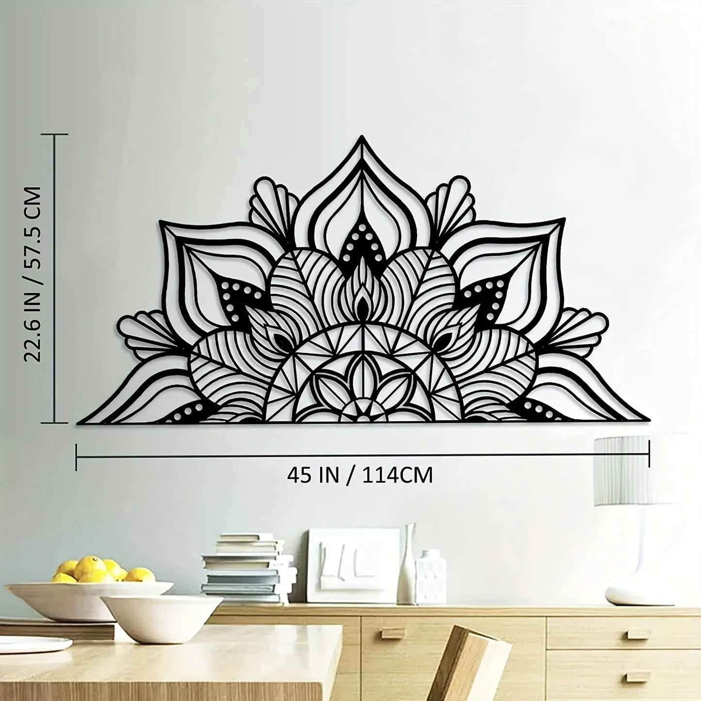 Mandala Lotus Flower Wall Art-ToShay.org