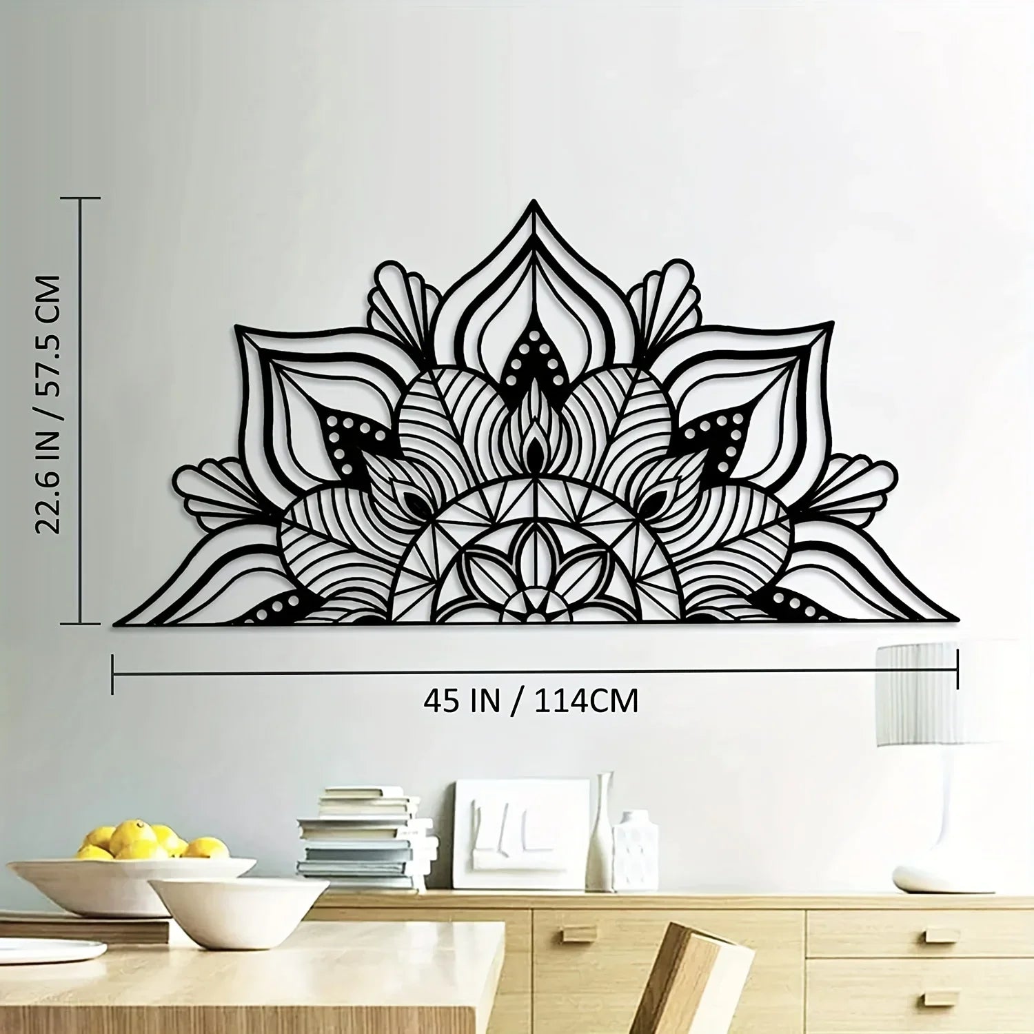 Mandala Lotus Flower Wall Art-ToShay.org