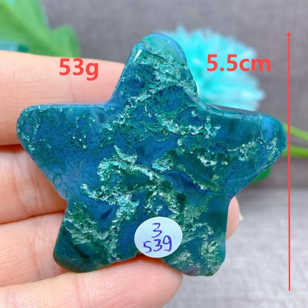Green Moss Agate Star-ToShay.org