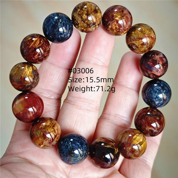 Blue Red Pietersite Bracelet-ToShay.org