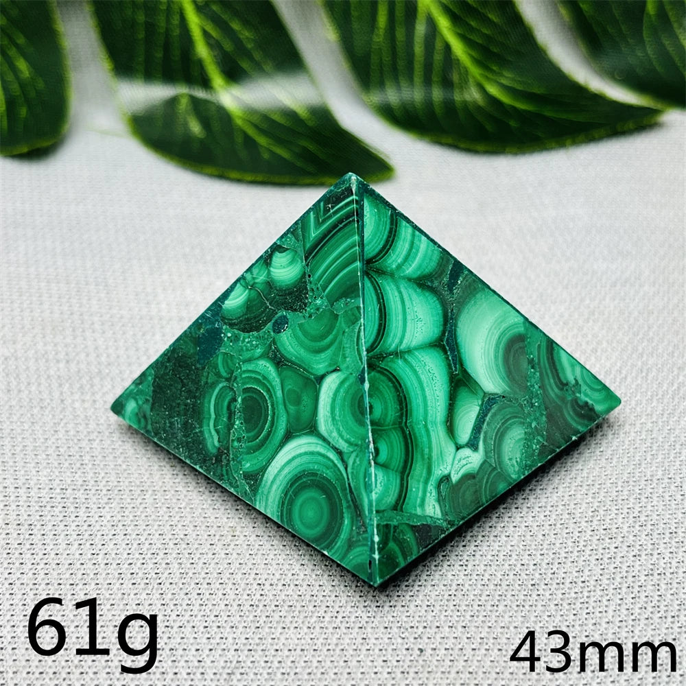 Green Malachite Pyramid-ToShay.org
