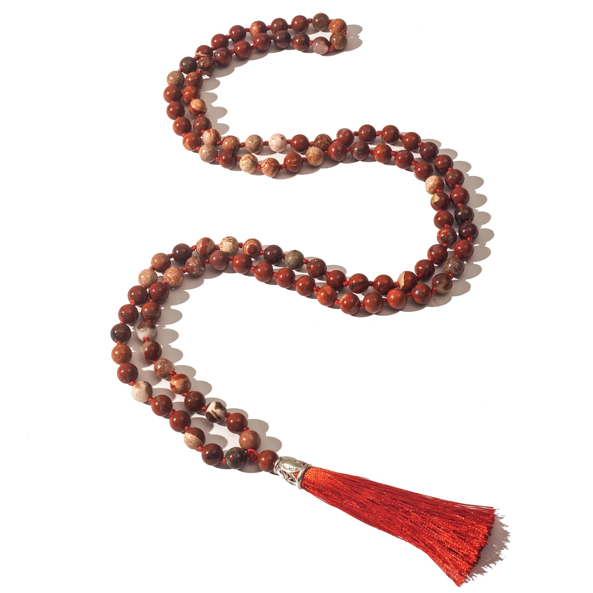 Red Agate Mala Beads-ToShay.org
