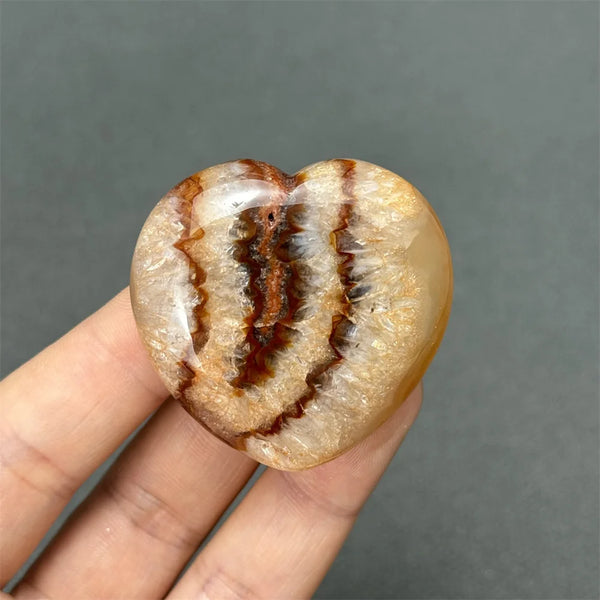 Orange Carnelian Heart-ToShay.org
