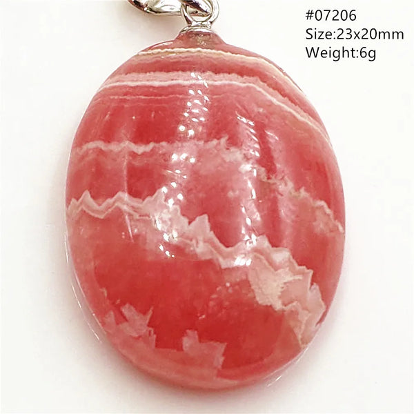 Red Rhodochrosite Pendant-ToShay.org