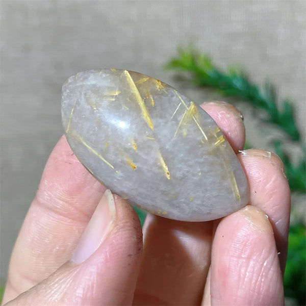 Gold Rutile Quartz Pendant-ToShay.org
