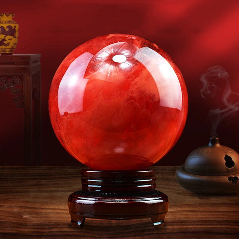 Red Smelting Quartz Ball-ToShay.org