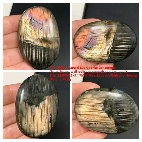 Orange Red Light Labradorite-ToShay.org