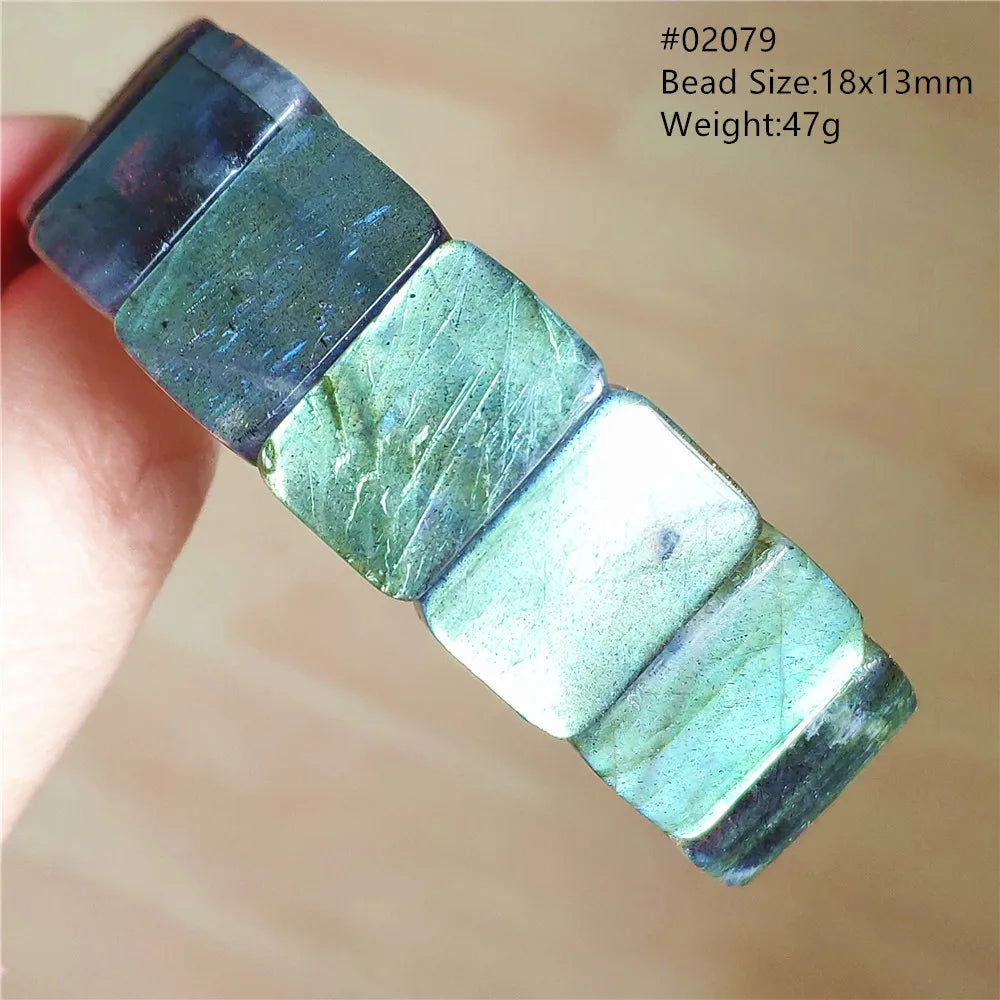 Blue Light Labradorite Bracelet-ToShay.org
