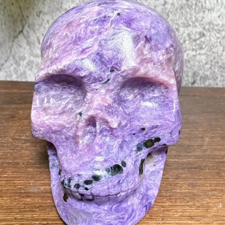 Purple Charoite Skull-ToShay.org