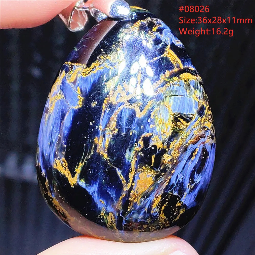 Blue Pietersite Pendant-ToShay.org