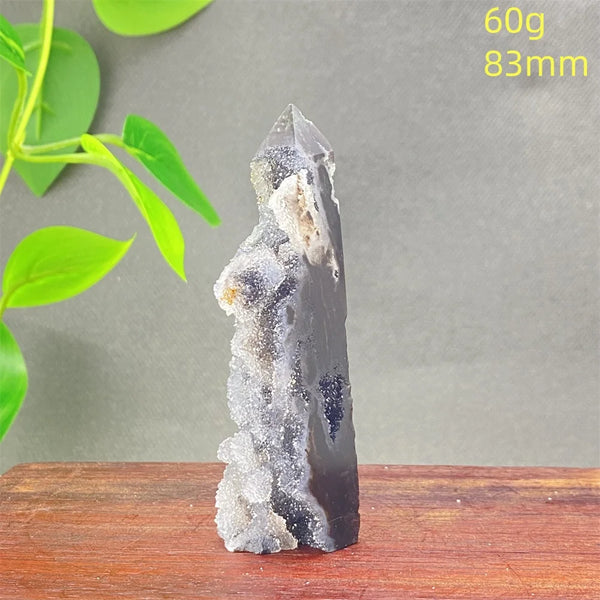 Purple Sphalerite Crystal Tower-ToShay.org