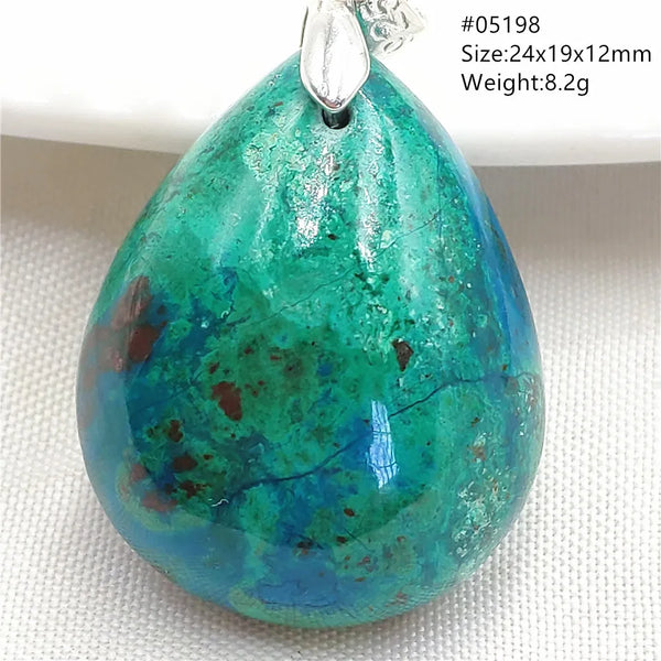 Blue Green Malachite Pendant-ToShay.org