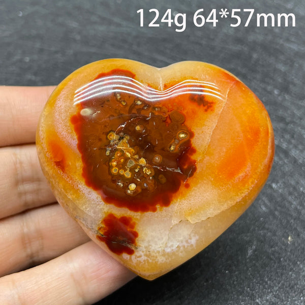 Orange Carnelian Hearts-ToShay.org