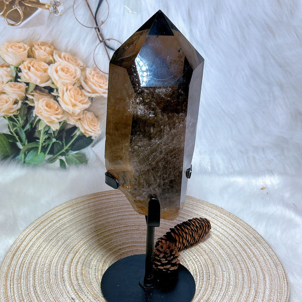 Smokey Rainbow Quartz Tower-ToShay.org