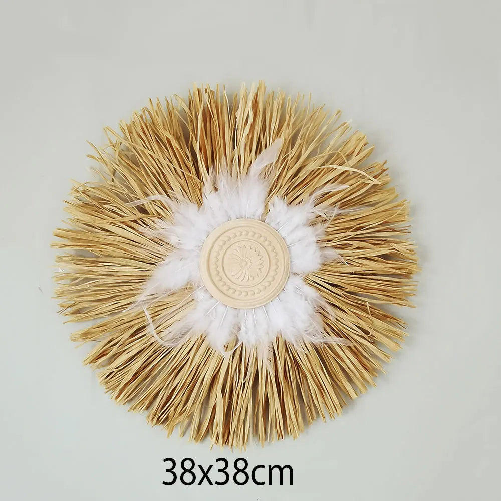 Straw Rattan Wall Basket-ToShay.org
