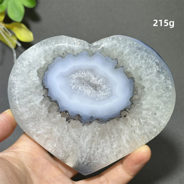 Purple Agate Geode Heart-ToShay.org