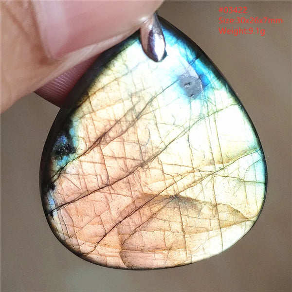 Rainbow Labradorite Pendant-ToShay.org