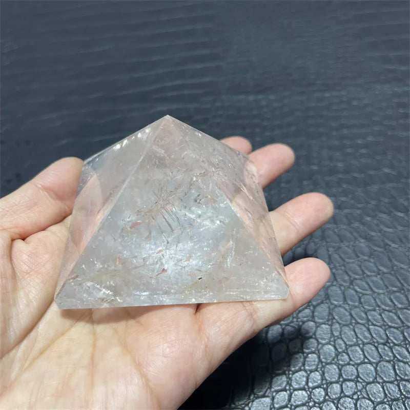 Clear Crystal Pyramid-ToShay.org