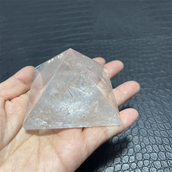 Clear Crystal Pyramid-ToShay.org
