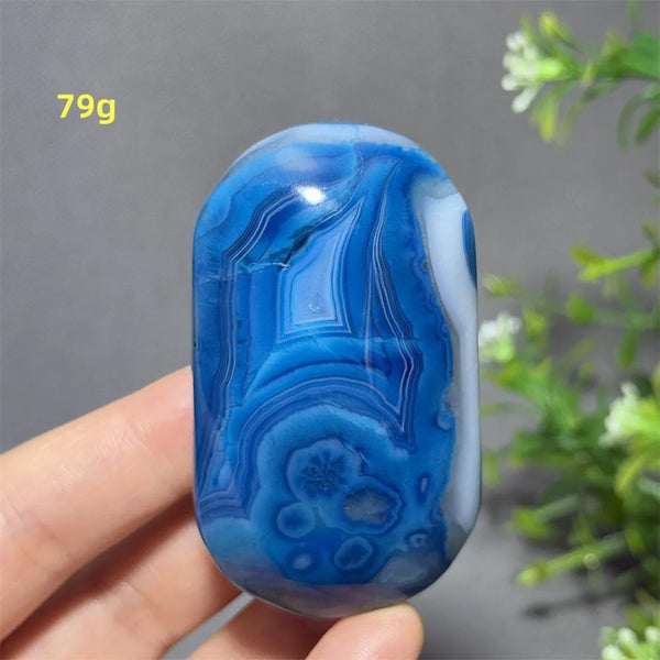 Blue Sapphire Striped Agate-ToShay.org
