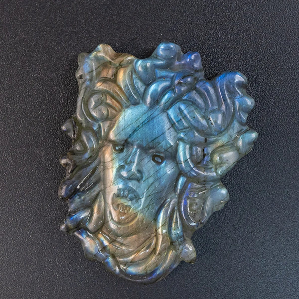 Blue Labradorite Medusa Plate-ToShay.org