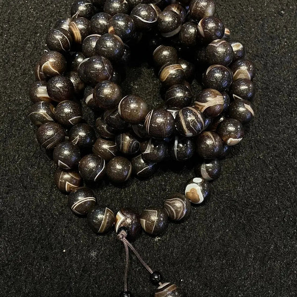 Black Agate Buddha Beads-ToShay.org