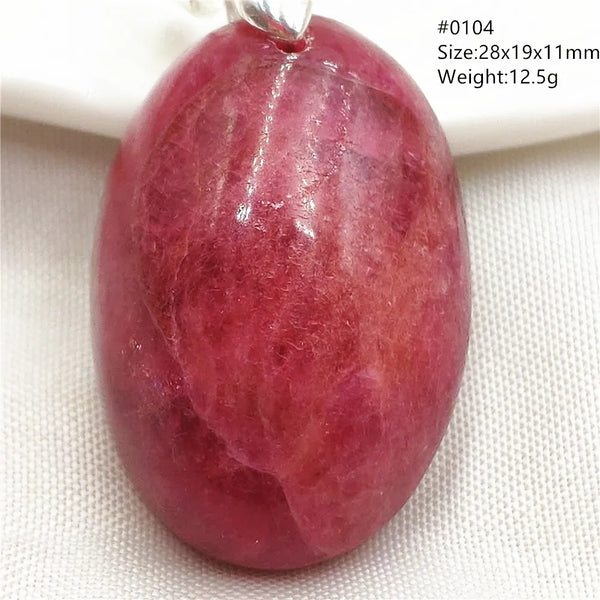 Red Rhodonite Pendant-ToShay.org