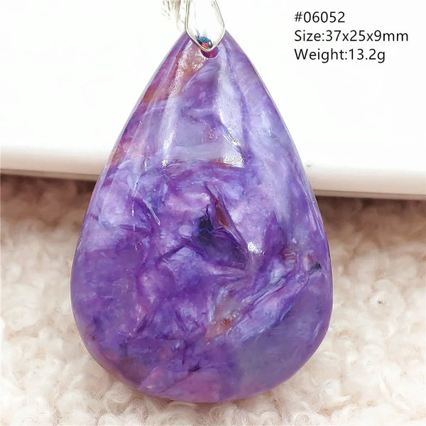 Purple Charoite Pendant-ToShay.org