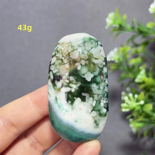 Green Cherry Blossom Agate-ToShay.org