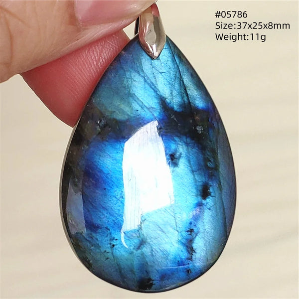 Blue Purple Labradorite Pendant-ToShay.org
