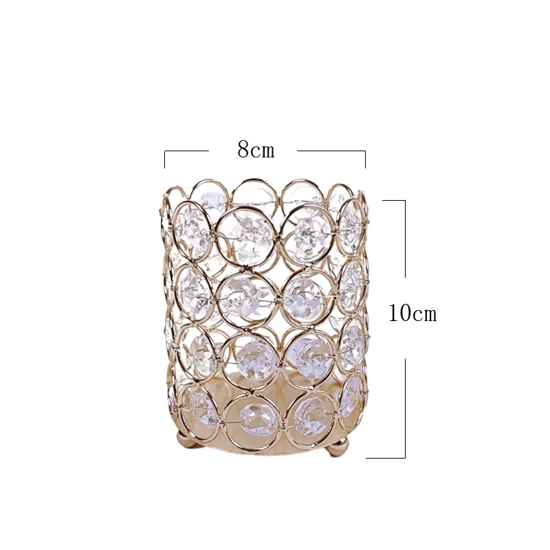 Crystal Bead Flower Vase-ToShay.org